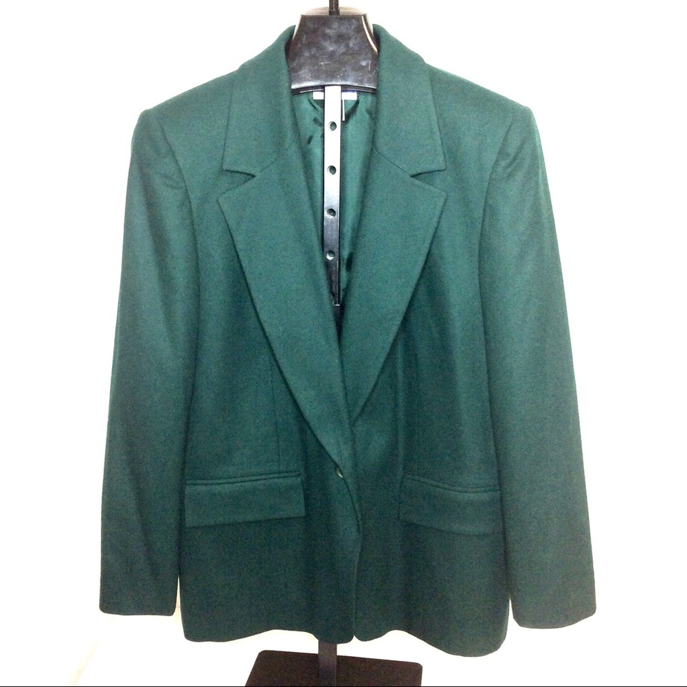 Pendleton Blazer Virgin Wool One Button Jacket